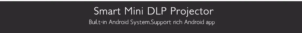 Rigal проектор RD601 со встроенной батареей Android 4.4 WIFI LED MINI DLP проектор 3D Miracast Bluetooth домашний кинотеатр п