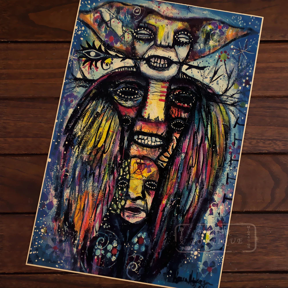 Рисунок на холсте Король Вуду Мари|paper poster|posters postersposter vintage |