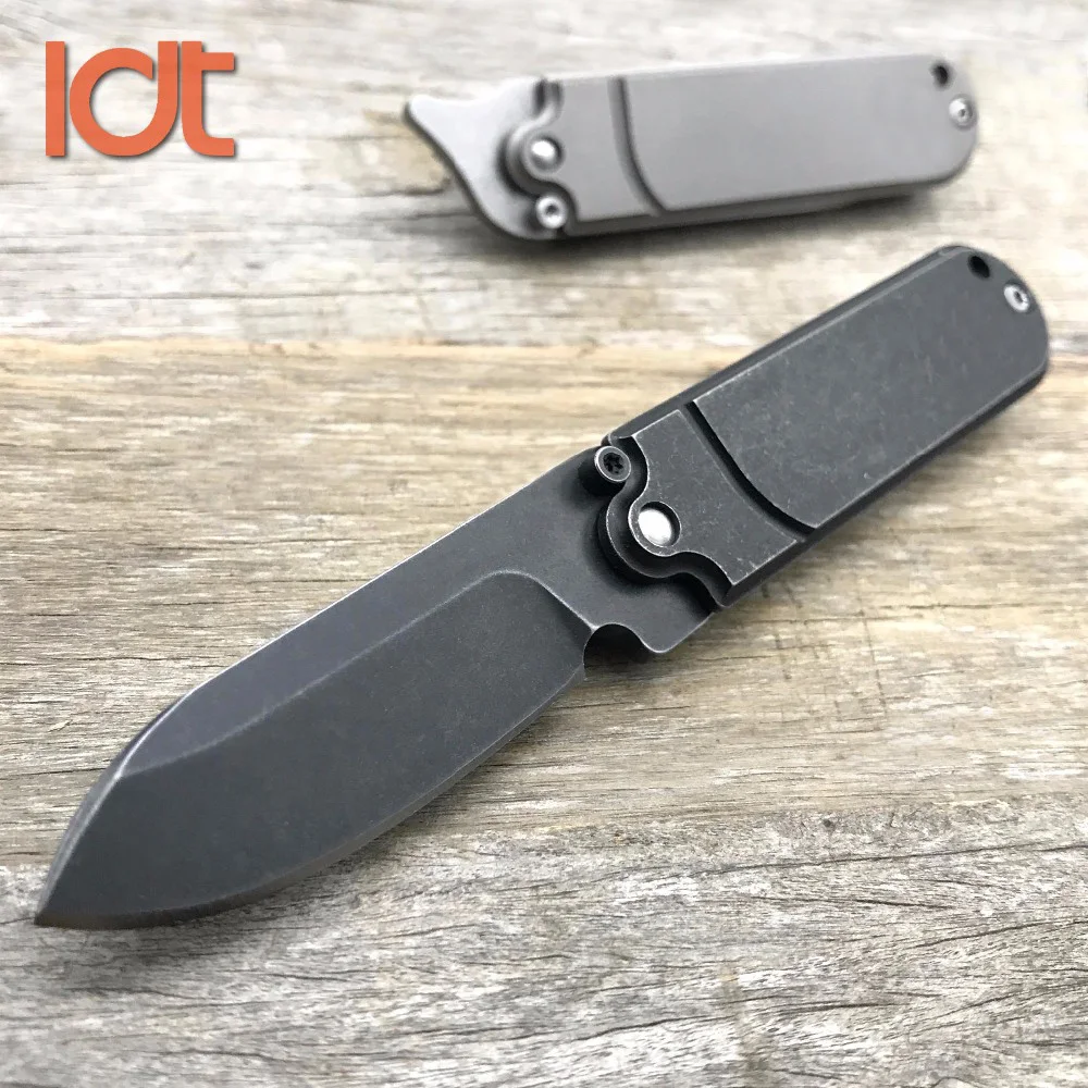 Складной нож LDT из титана с ручкой S35VN охотничьи ножи для кемпинга карманный