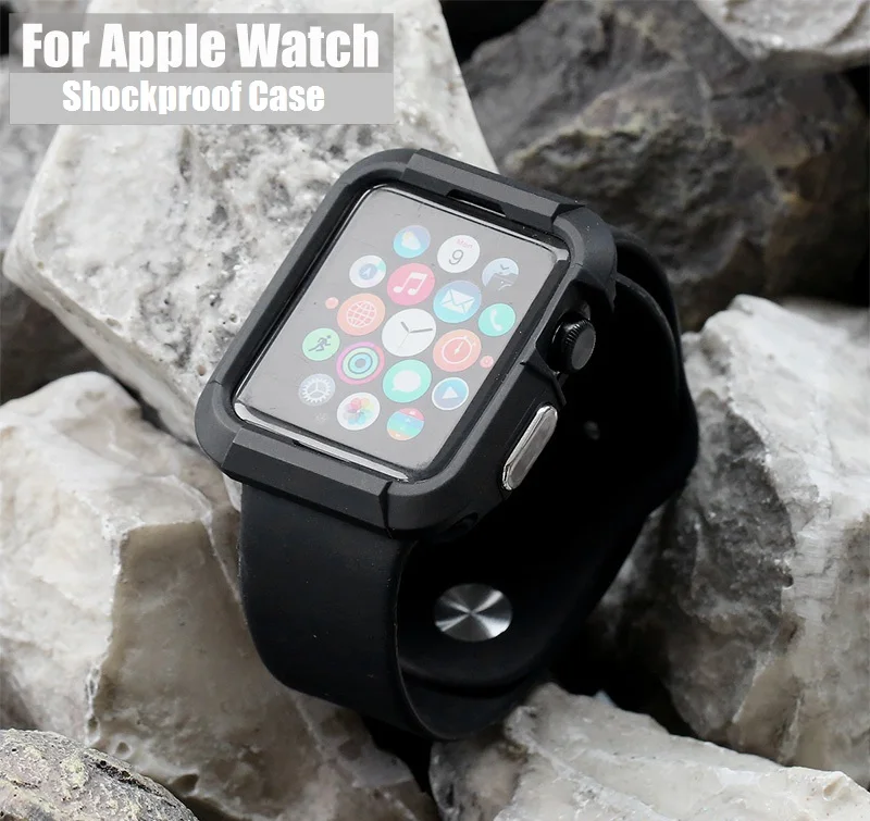 Для Apple Watch чехол серии 3 1 2 38 мм 42 противоударный спорта на открытом воздухе
