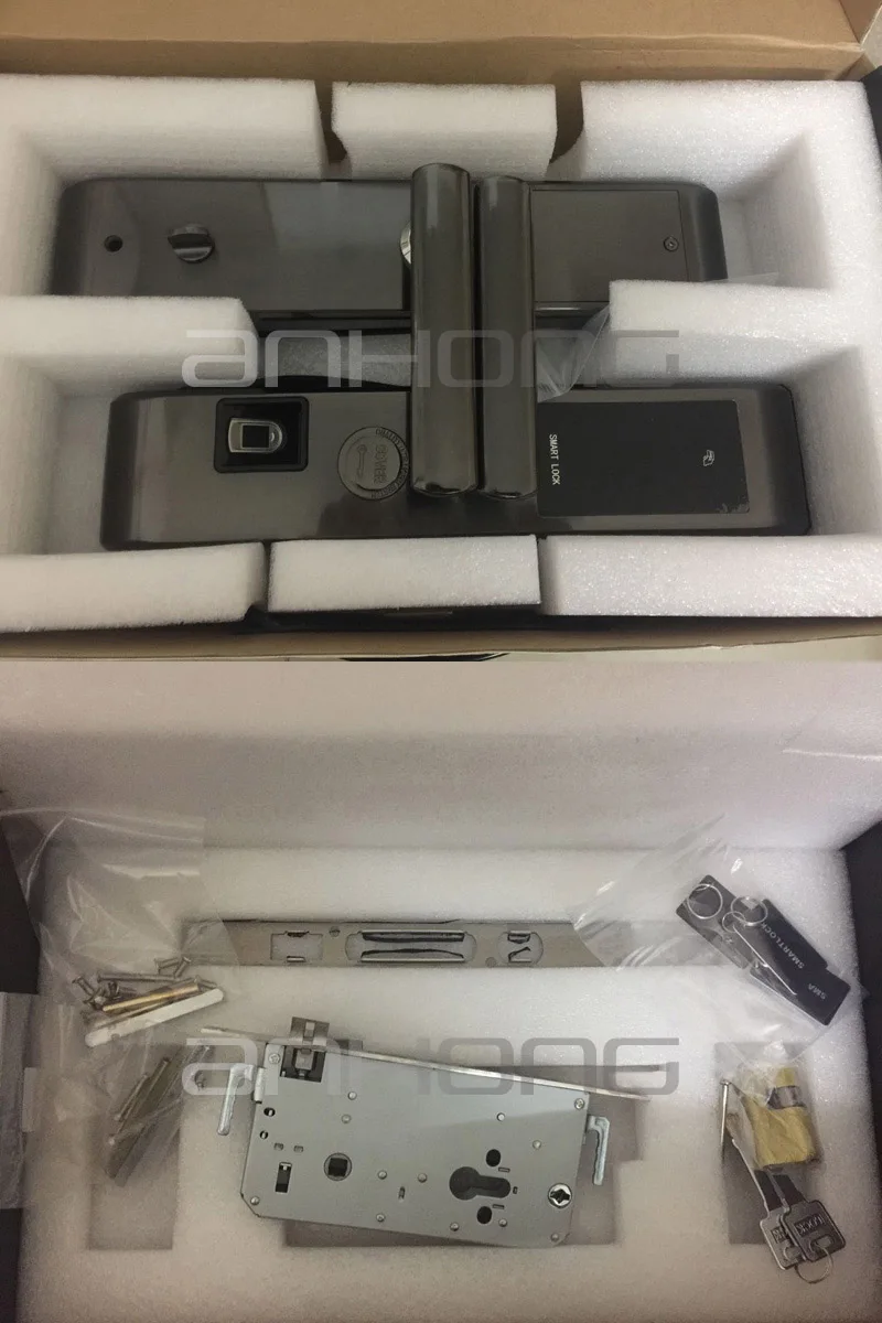 Приложение дистанционное управление Bluetooth шлюз дверной замок отпечатков пальцев