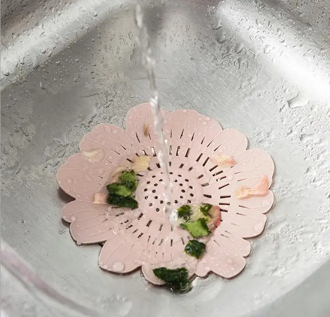 Drain Hair Stopper Cover Filter Sink Strainer Silicone Bathroom Kitchen Shower Anti-Clogging Shield Wash Bowls Sinks Bath Tubs | Дом и сад