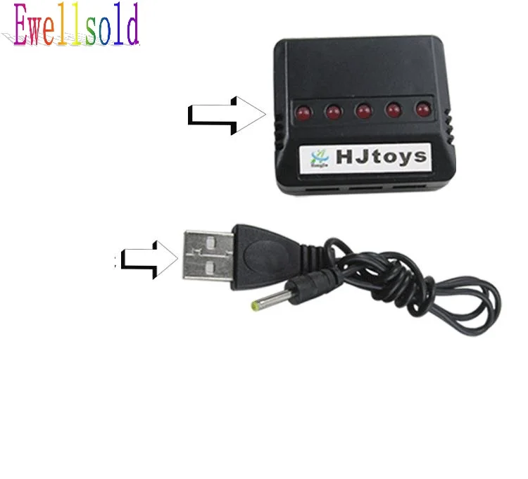 Ewellsold X5C X5 X5SW X5SC RC Квадрокоптер Дрон 3 7 V литий полимерный аккумулятор 5 в 1 зарядное