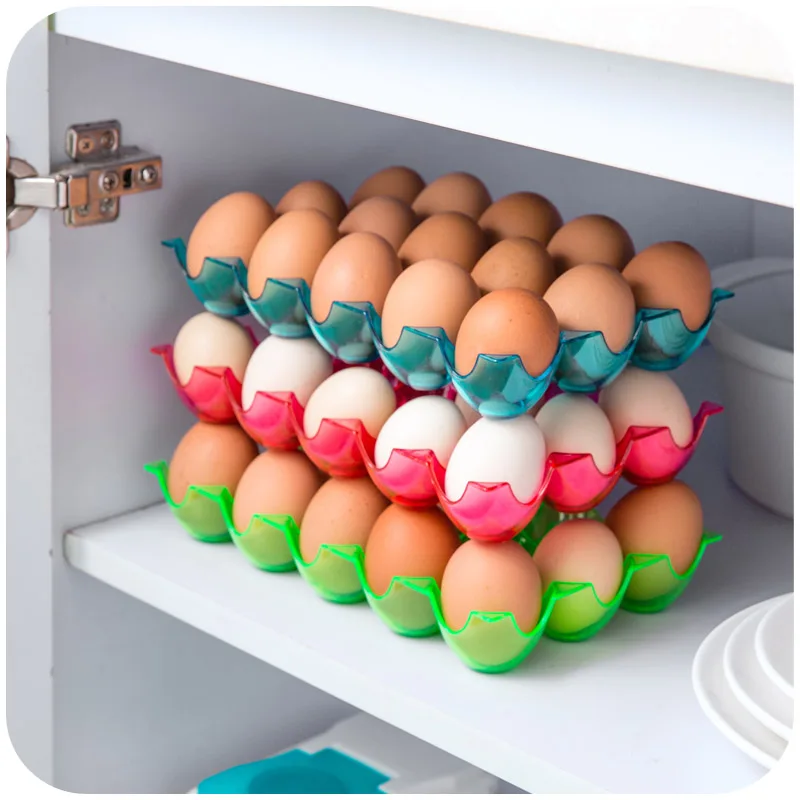 15 решеток контейнер для яиц держатель Органайзер коробка хранения случае