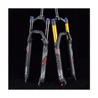 bicycle air fork 26 27 5 29 er mtb mountain suspension fork air resilience shoulder control straight pipe kashima inner pipe
