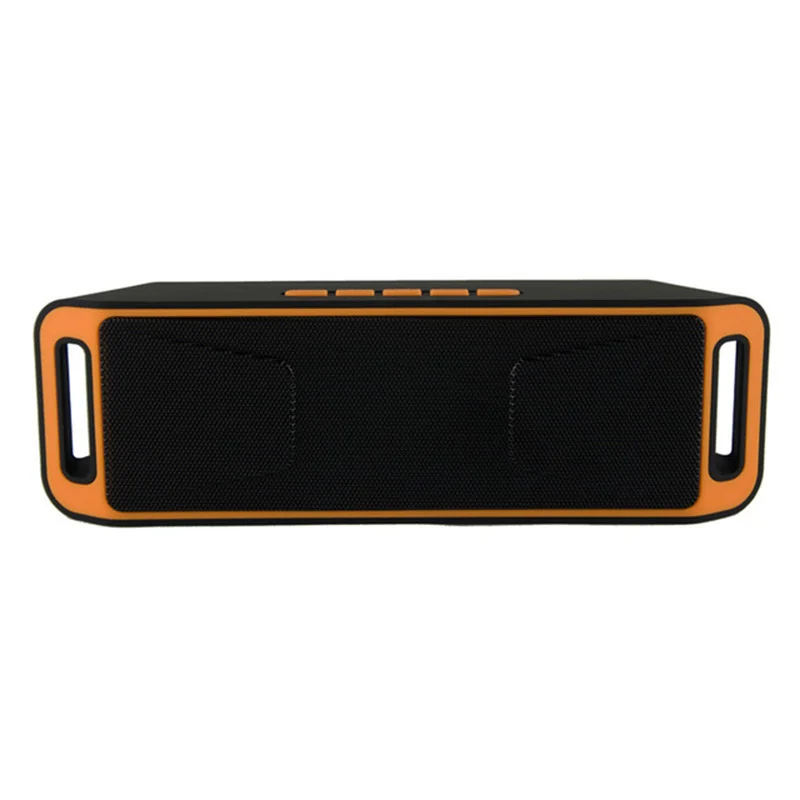 Модный портативный Bluetooth базовый Динамик Приемник Bluetooth объемный FM радио Функция беспроводные колонки сабвуфер открытый дом