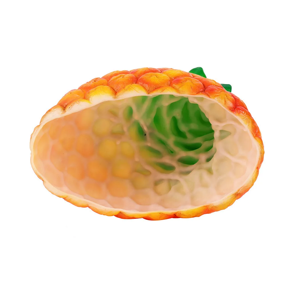 Adult Halloween Carnival Party Fancy Pineapple Silicone Simulation Mask Headgear Cosplay Cartoon Funny Fruit Costume Hats Prop |