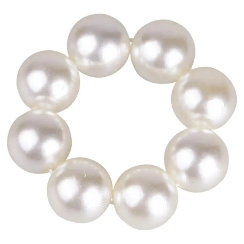 Резинки для волос AWAYTR с жемчугом женщин эластичные резинки девочек аксессуары