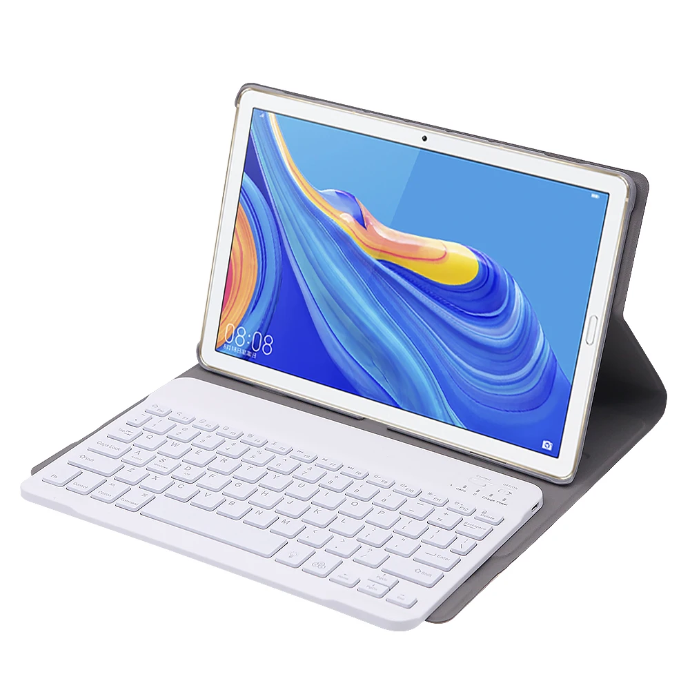 7 цветов подсветка Bluetooth клавиатура чехол для huawei Mediapad M6 10,8 дюймов PU кожаный чехол с подставкой Беспроводная крышка клавиатуры