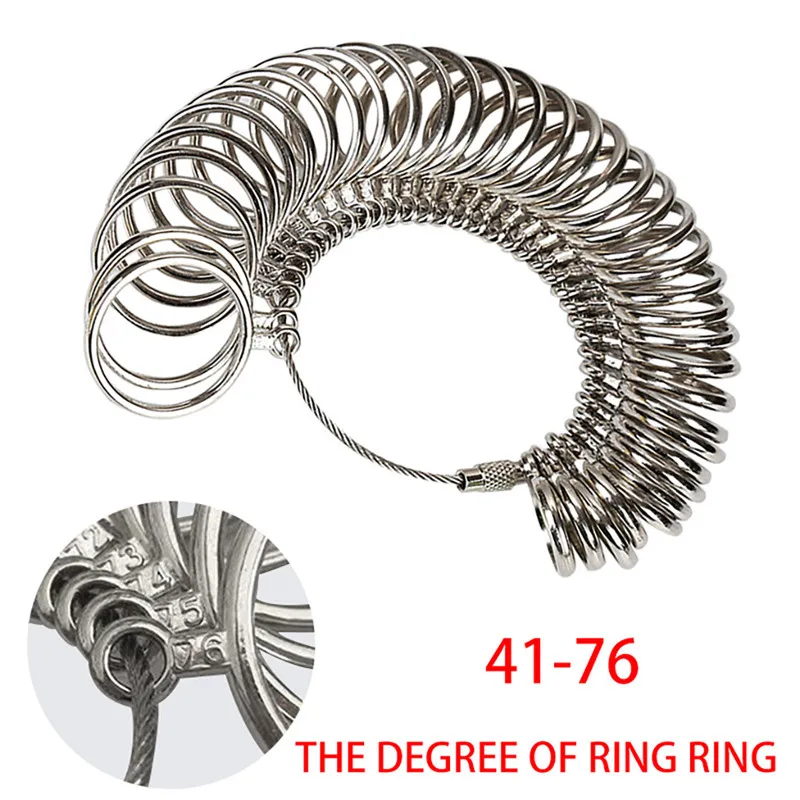 Ювелирное кольцо Размер s манометр инструмент из нержавеющей стали на пальце