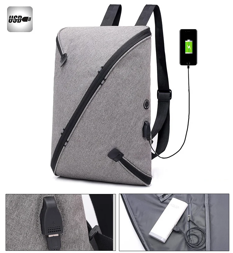 14 6 15 4 дюйма с USB AUX интерфейсом нейлоновый ноутбук рюкзак сумки для macbook мужчин