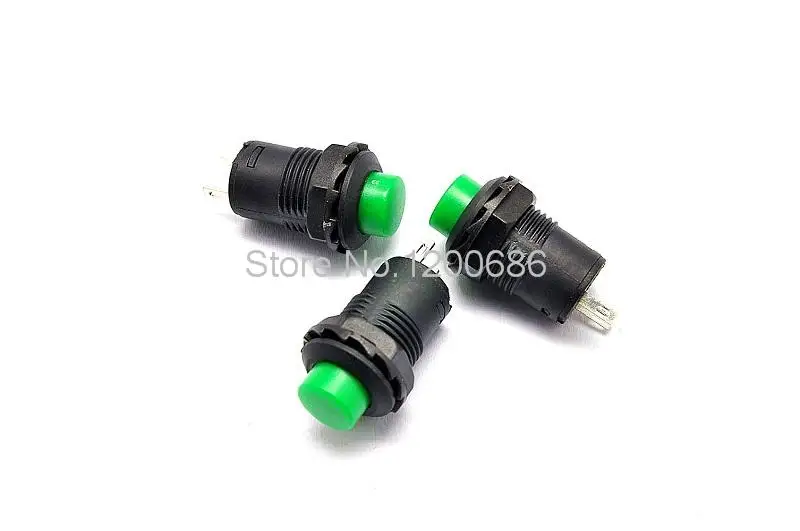 

No lock switch / self-reset button switch / DS-425B 12MM green diameter