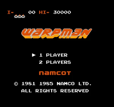 Warpman свободного региона 8 бит карточная игра для 72 булавки игровая