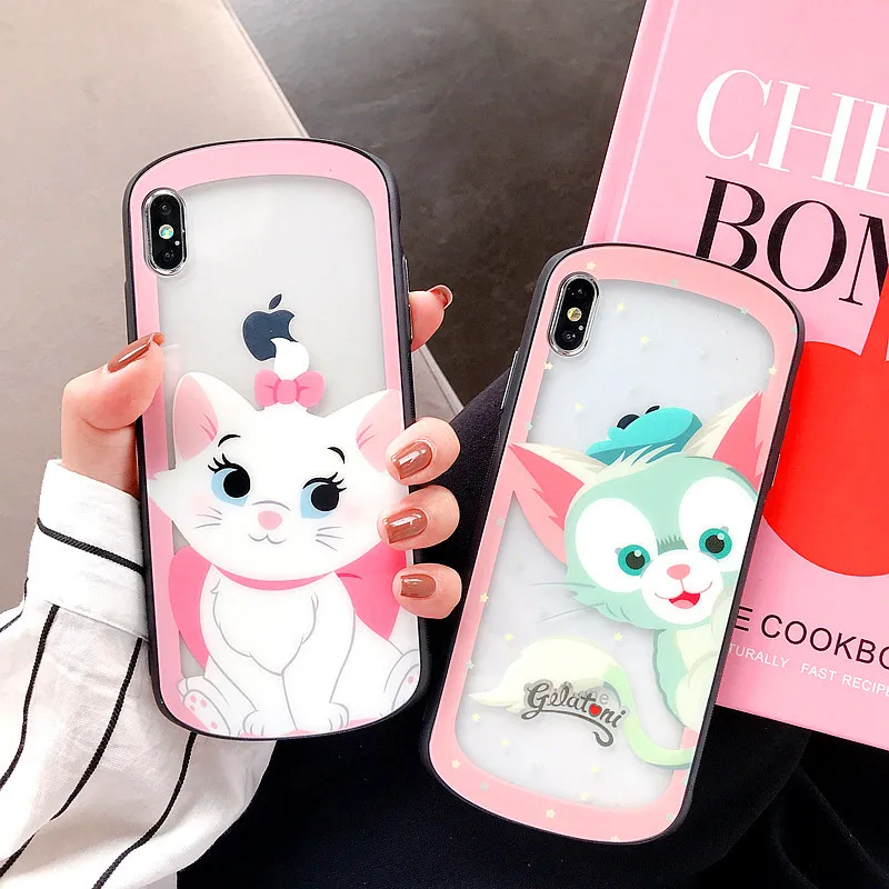 Мультяшный любимец Зонт кошка Мэри Даффи чехол для iPhone X XR XS MAX 8 7 6s plus милое
