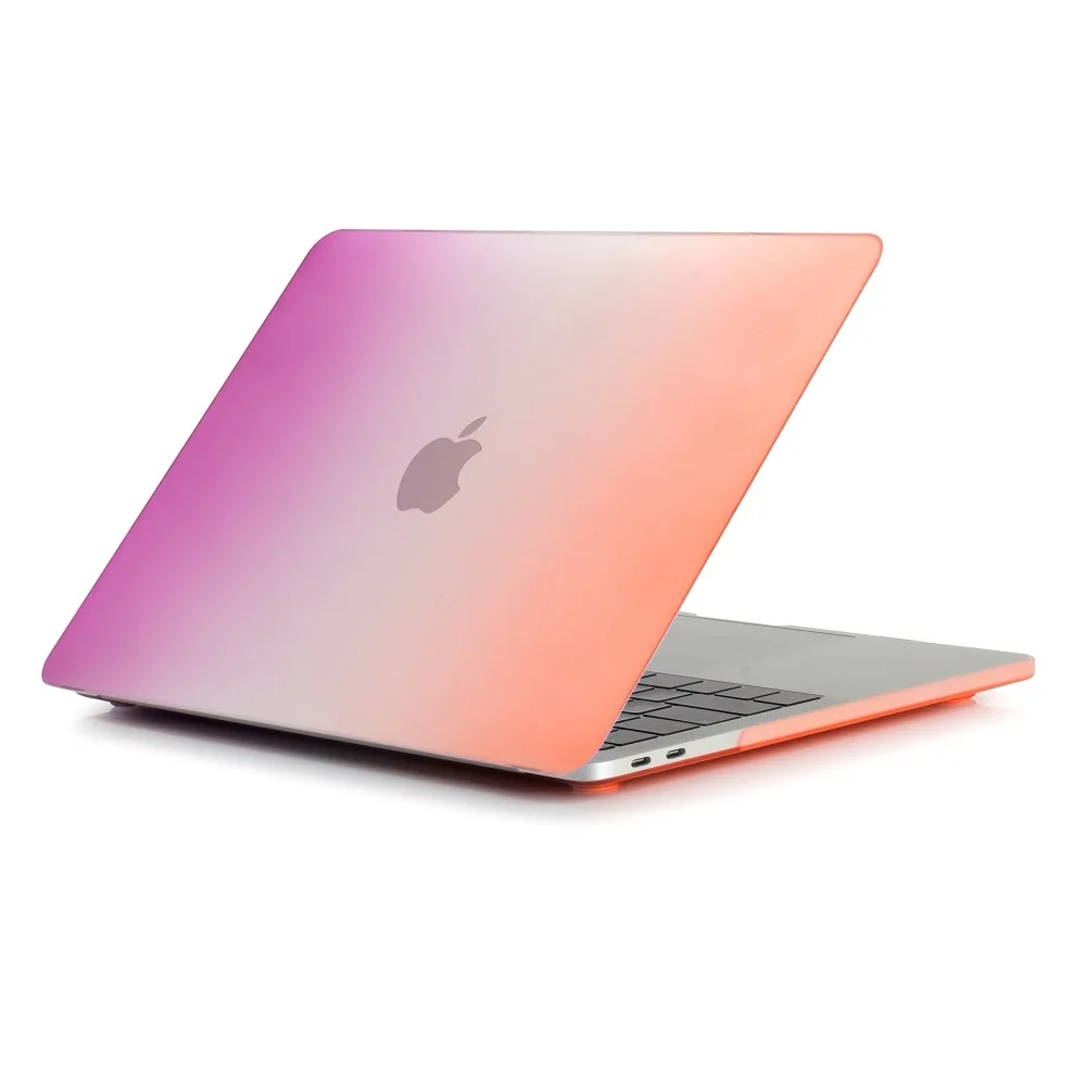 Модный матовый Радужный жесткий защитный чехол для MacBook Air 11 Pro 13/15 дюймов с Retina