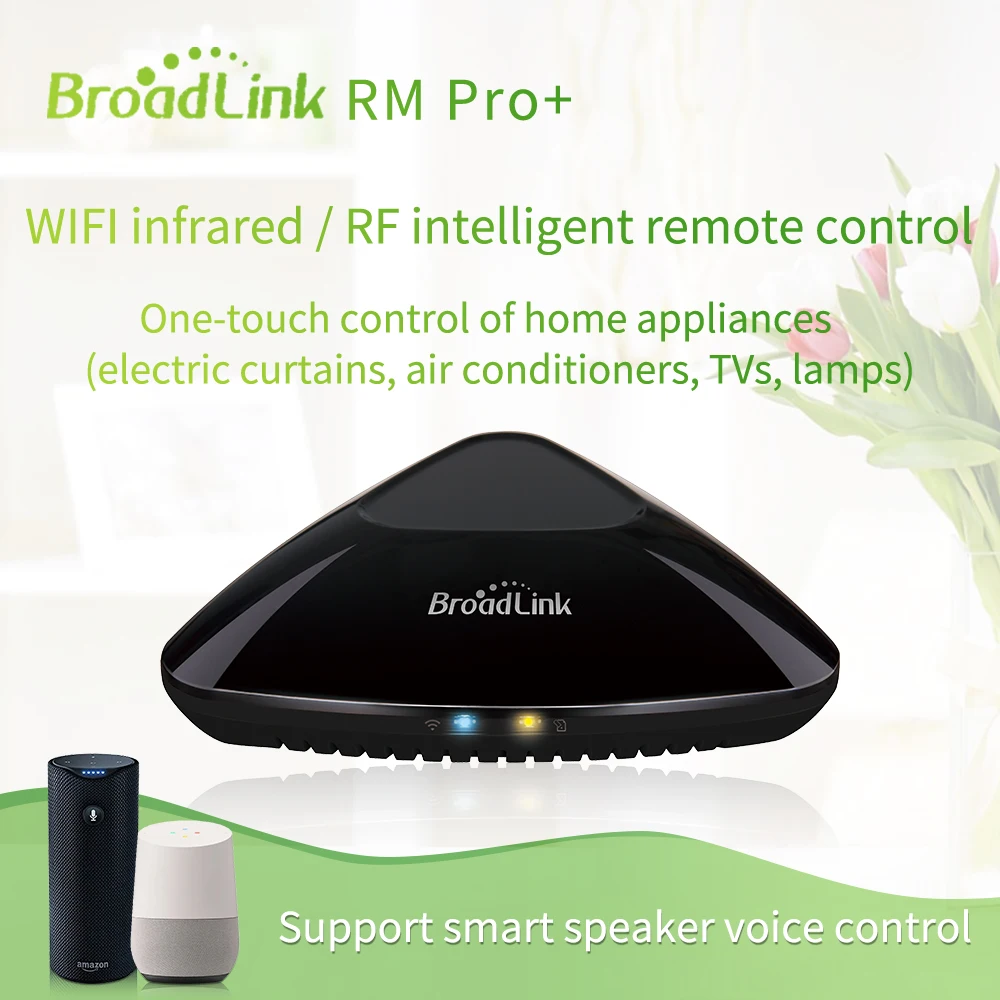 Broadlink Smart Home Original RM Pro for Alexa Google 433MHz WiFi IR RF Wireless Automation APP Remote Control TV|Модули для умного