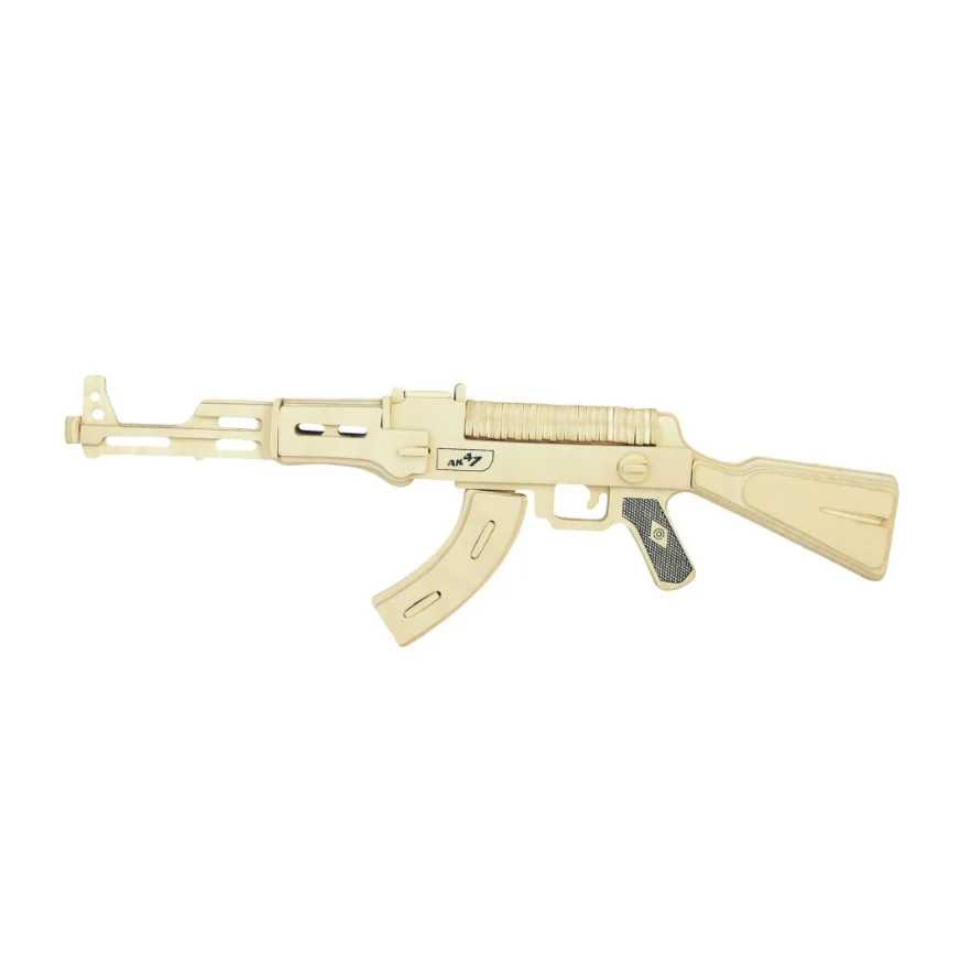 Chanycore Детские Обучающие деревянные игрушки 3D головоломка военный пистолет