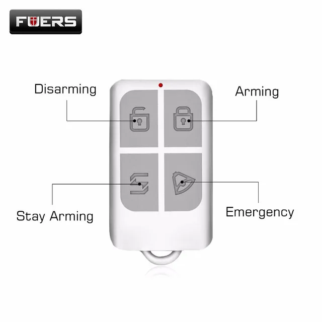 Беспроводной пульт дистанционного управления Fuers детектор arm/disarm сенсорная