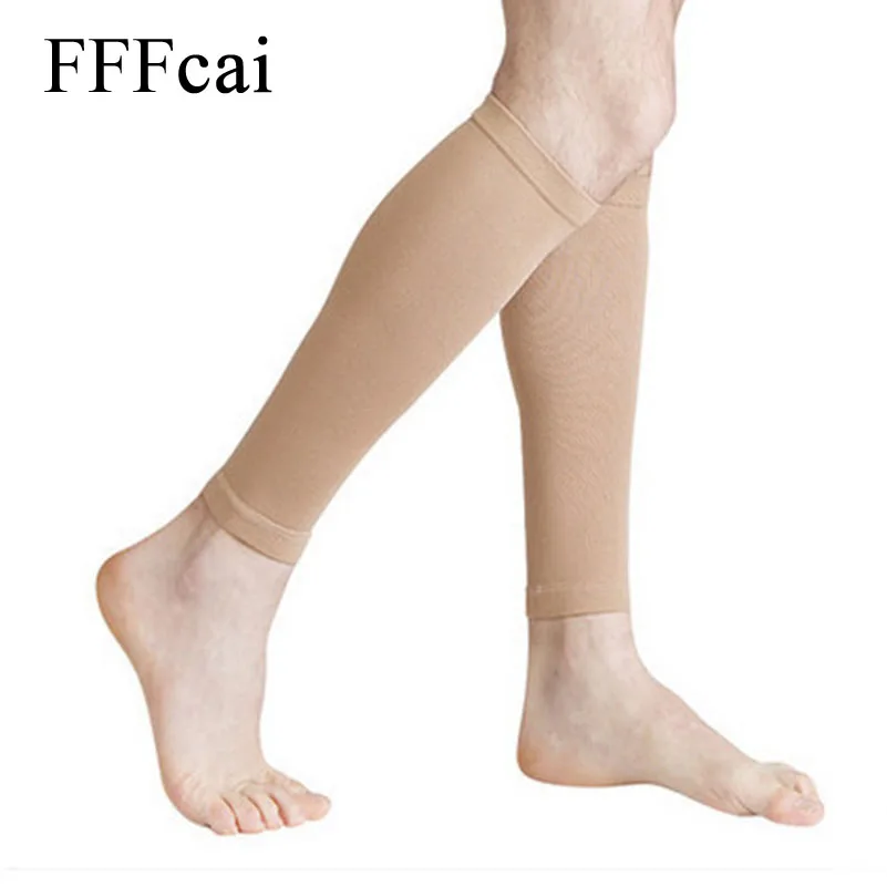 FFFcai 4 штуки = 2 пар/компл. Для мужчин компрессионные чулки носки для бега