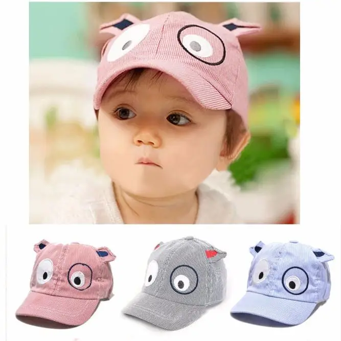 

modis clothes Kids Boys Girls Cute Cartoon Dog Beret Hat Sun Hat Baseball Cap newborn photography props baby hat Hot sale #06