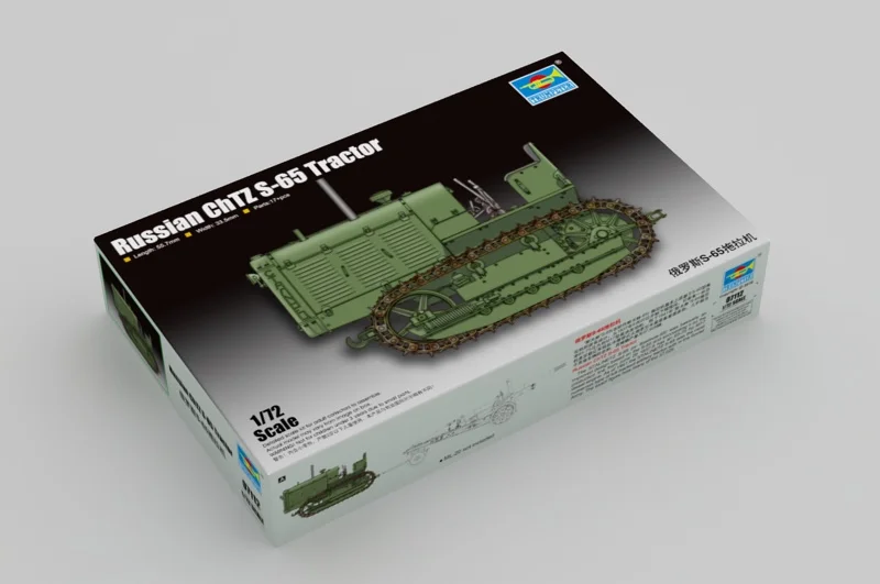 Трубач 07112 1/72 русский ЧТЗ S-65 трактор | Игрушки и хобби