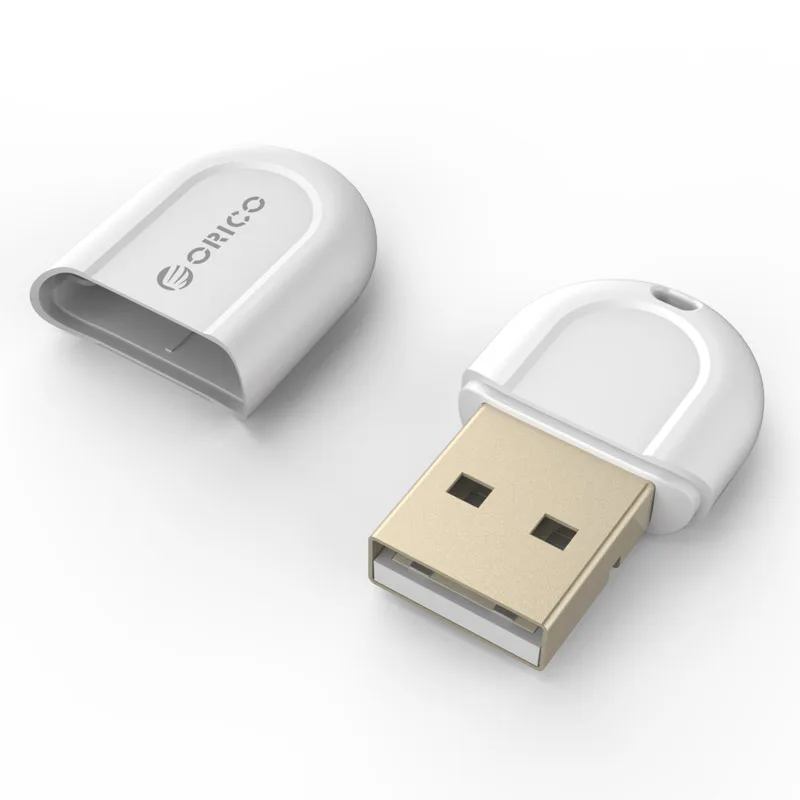 ORICO USB Bluetooth 4,0 с низким энергопотреблением микро адаптер для Windows гарнитура динамик мышь клавиатура-белый - Цвет: White