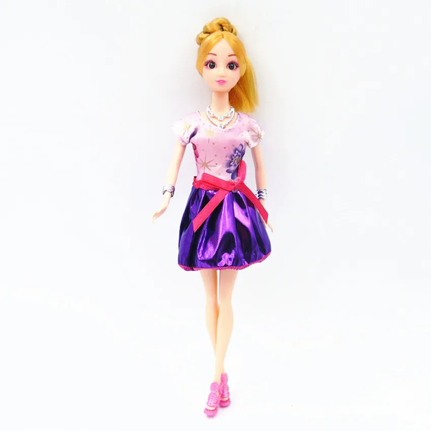 5 шт. красивые ручной работы вечерние кукольная одежда Girls'Gifts игрушка кукла