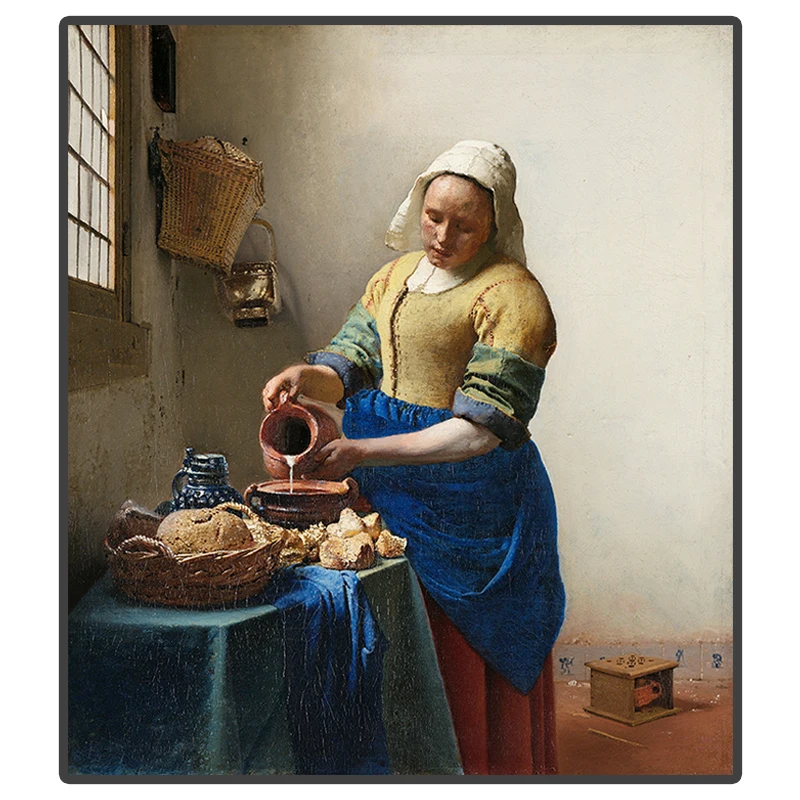 Знаменитая картина "Milkmaid" 5D DIY Алмазная картина полностью квадратные и круглые Алмазная вышивка распродажа картина из страз