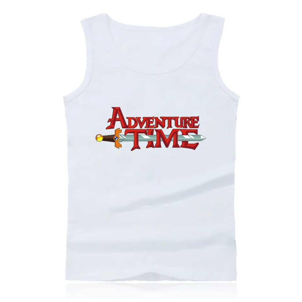 Adventure Time XXS 4XL летний топ на бретелях для мужчин жилеты и аниме плюс размер рубашки
