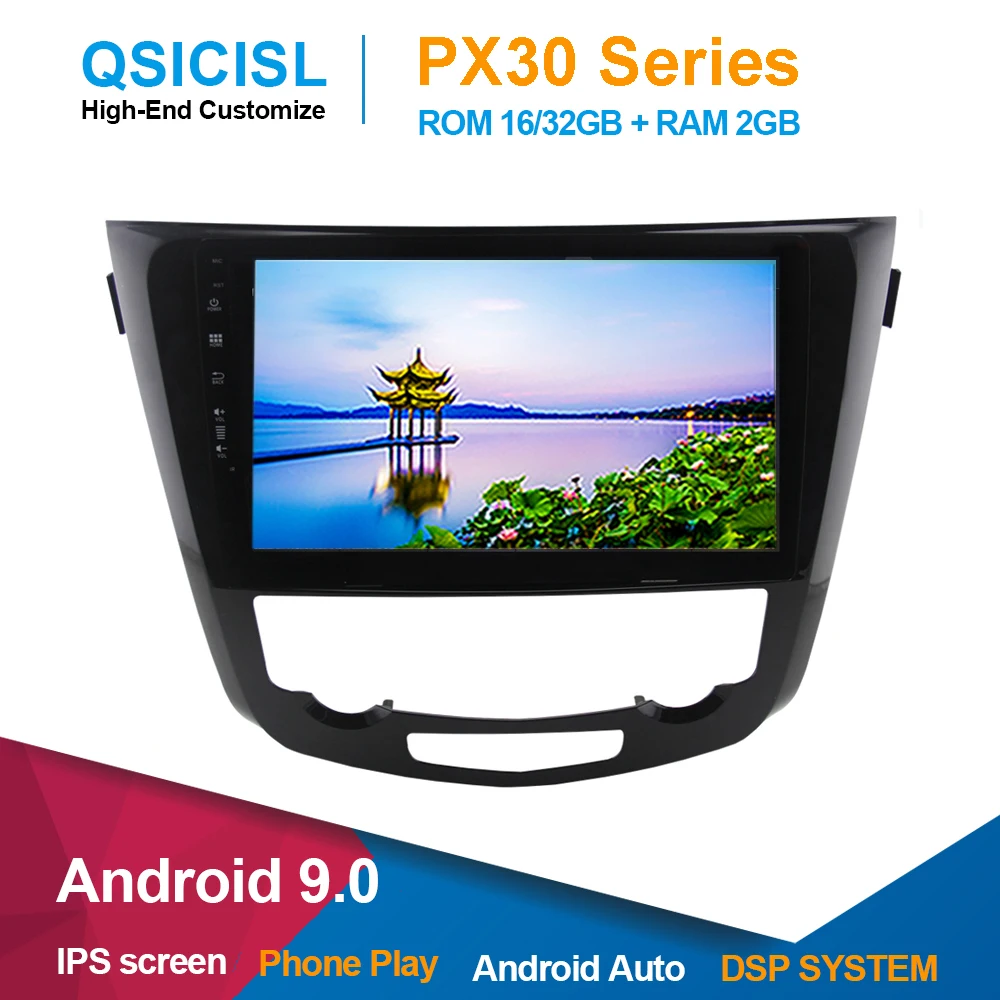 Android 9 0 ips 10 1 &quotавтомобильное радио для машины dvd gps плеер Nissan X-TRAIL 2014-2017 головное