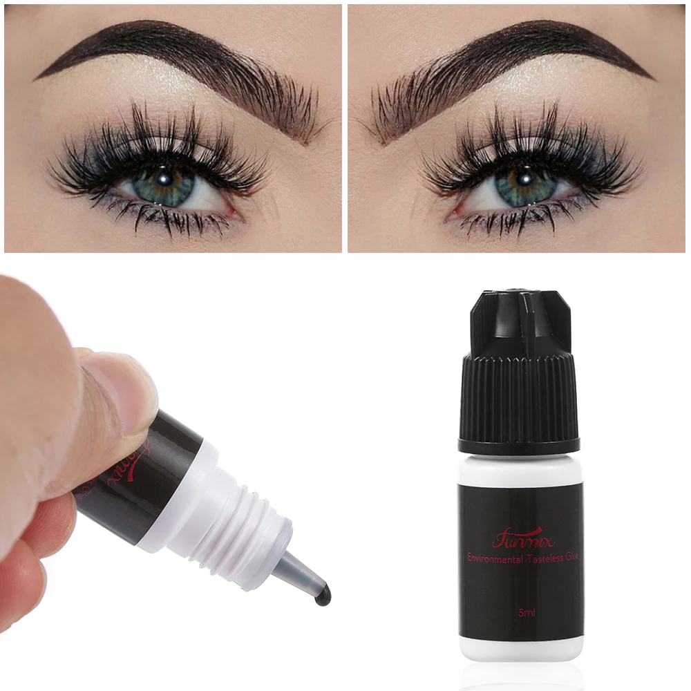 3s быстросохнущий клей для ресниц без запаха раздражения стойкий макияж