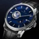 PONIGER Men Business 50M Waterproof Fashion Automatic Mechanical Wrist Watches With Seperate Second Dial,24 Hour Dial - Leather Other Image
