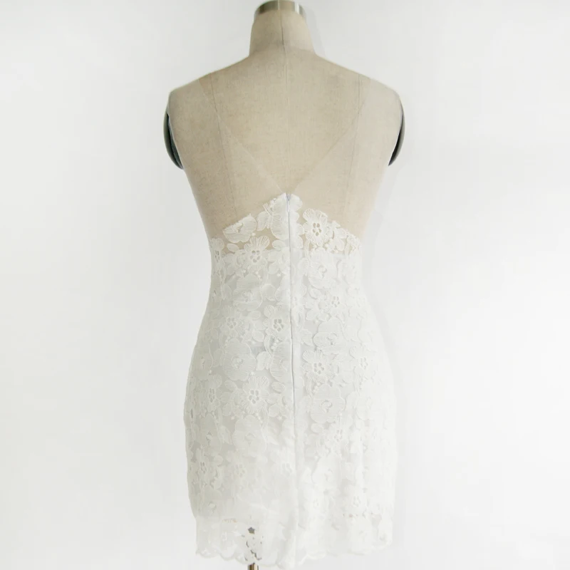 Floral Cute Club Fashion Women White Sweets Summer Elegant Bodycon Mini Girl Dress hot Canada W910033 | Женская одежда