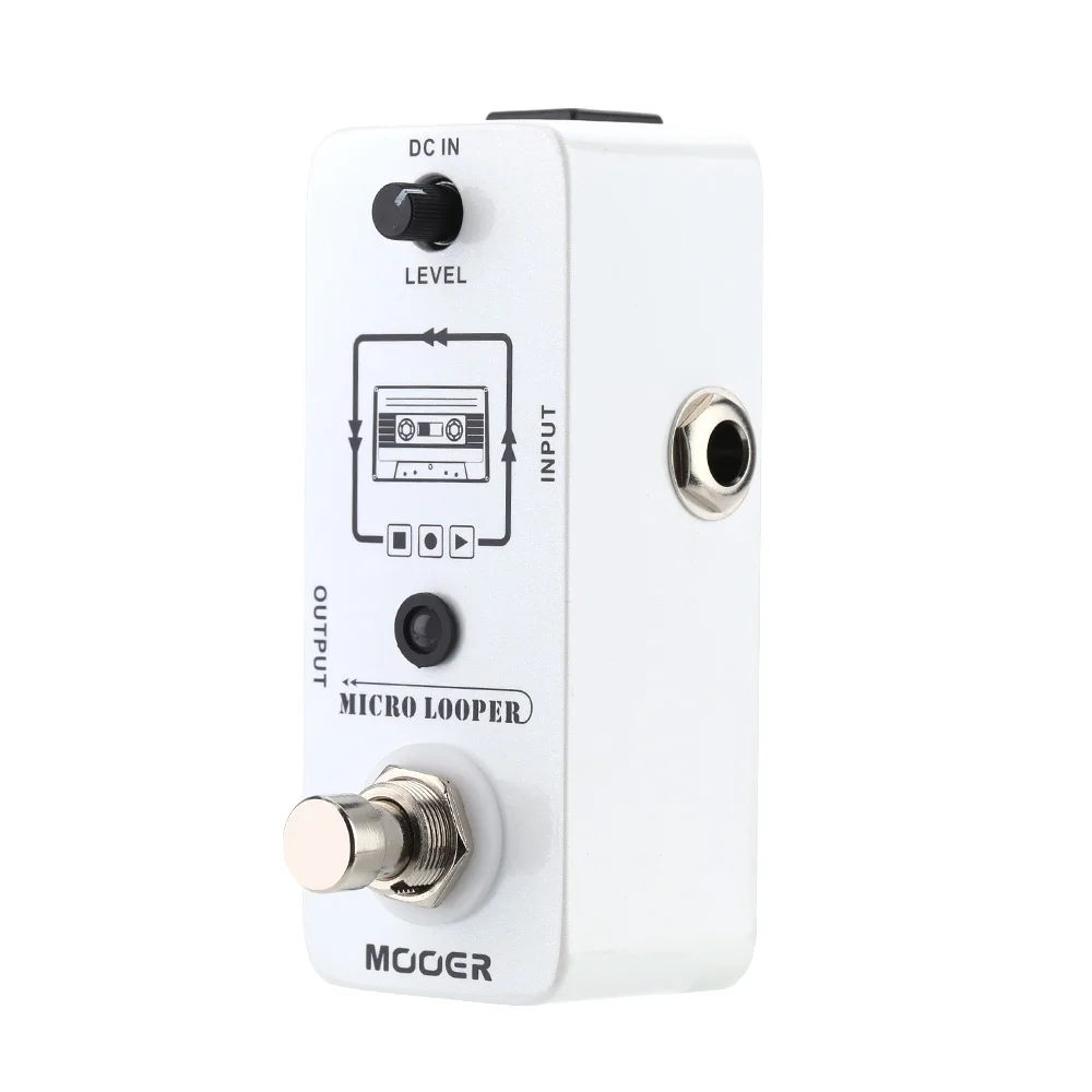

Mooer Micro looper гитарная педаль мини циклическая записывающая гитарная педаль для электрогитары Запчасти и аксессуары