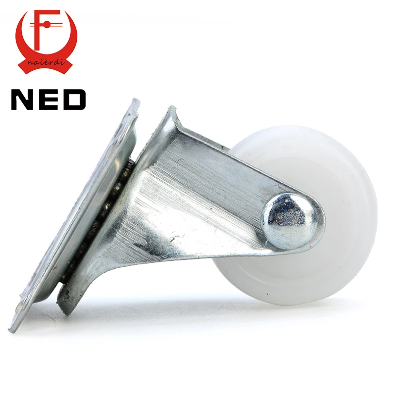 Ned 12 кг универсальный поворотный Колёсики 1.5 &quotКолёса белого pp нейлон двойной