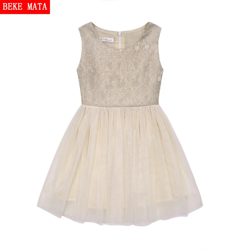 

Sleeveless Tutu Dresses For Girls 2017 NEW Top Brand Girl Summer Dresses Kids Clothes Princess Ball Gown Children Clothing Party