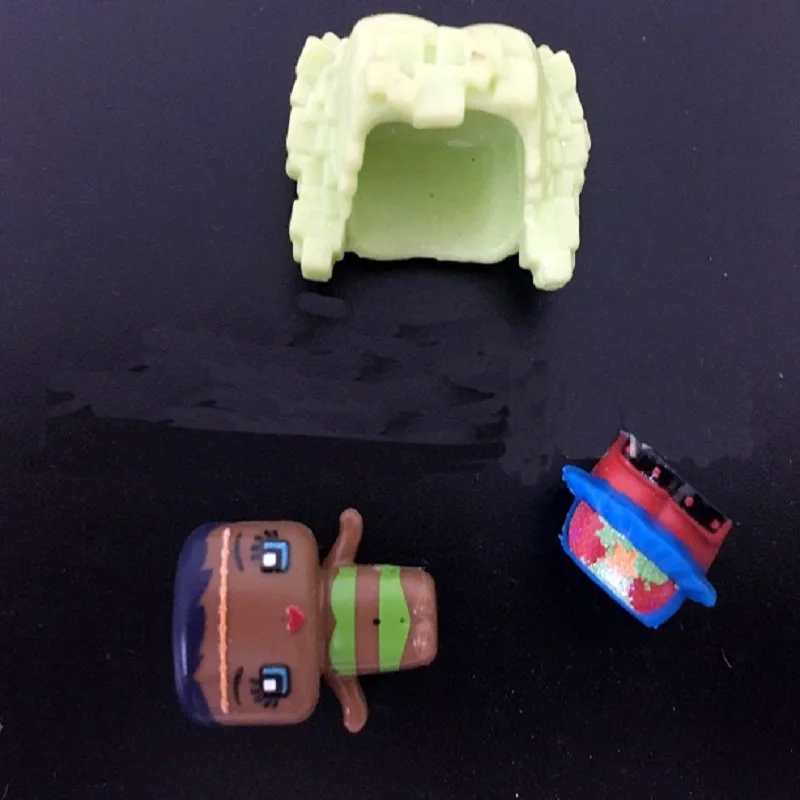 20 шт./лот в сборе мини куклы из ПВХ для девочек размер 2 см мультяшная модель и