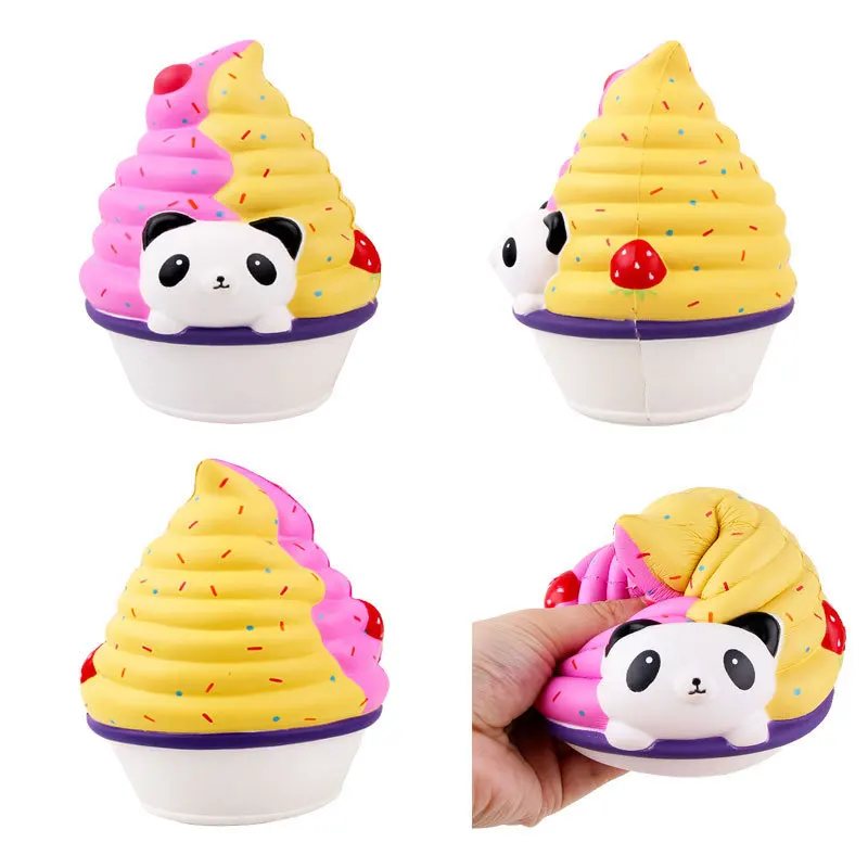 Мягкая игрушка милый Kawaii мультяшный олень большие сжимаемые игрушки для кошек