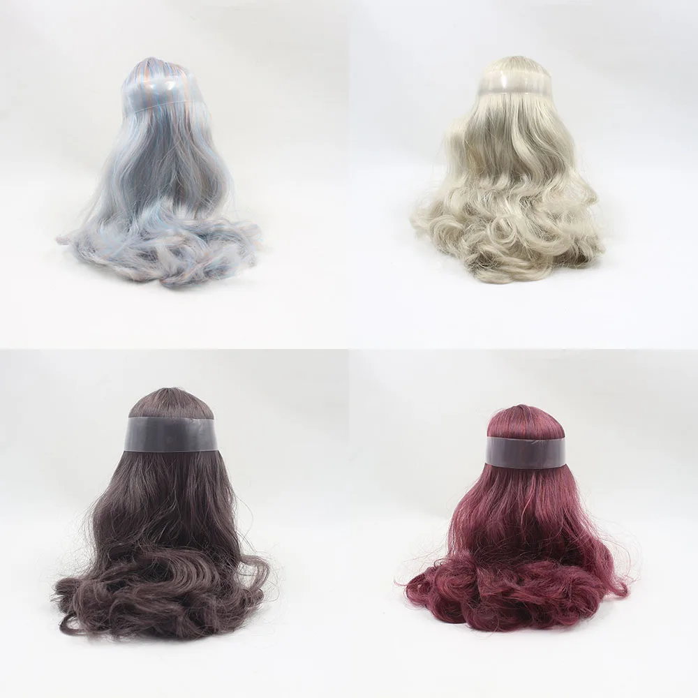 Средний Блит волос головы парик для завода куклы все виды Цвета с/out Накладные