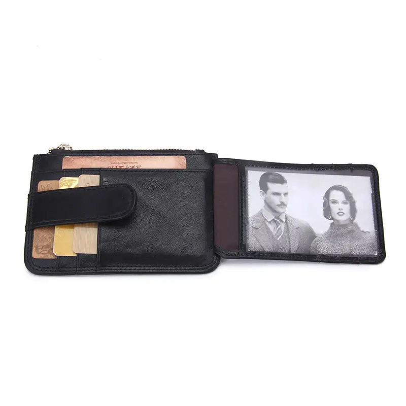 CONTACT'S супертонкий держатель для карт из натуральной кожи короткий кошелек