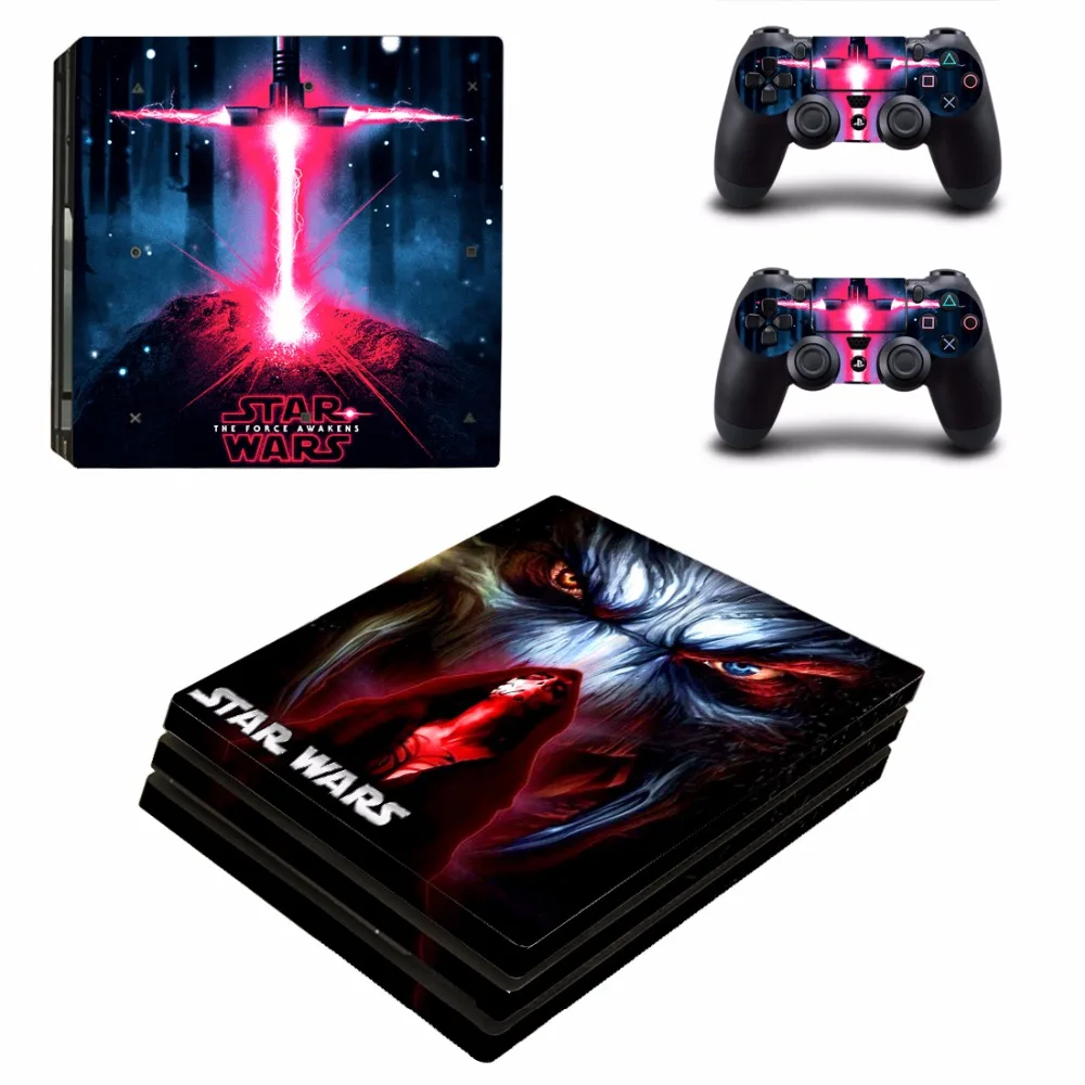 Звездные войны The Force Awakens виниловый чехол наклейка PS4 Pro на кожу для Sony PlayStation 4