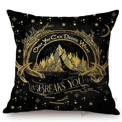 T238-37 Bookish Readig Book Classic Novels Art Quotes Letter Print Library литературный чехол на диванную подушку из хлопка и льна - Цвет: T238-37