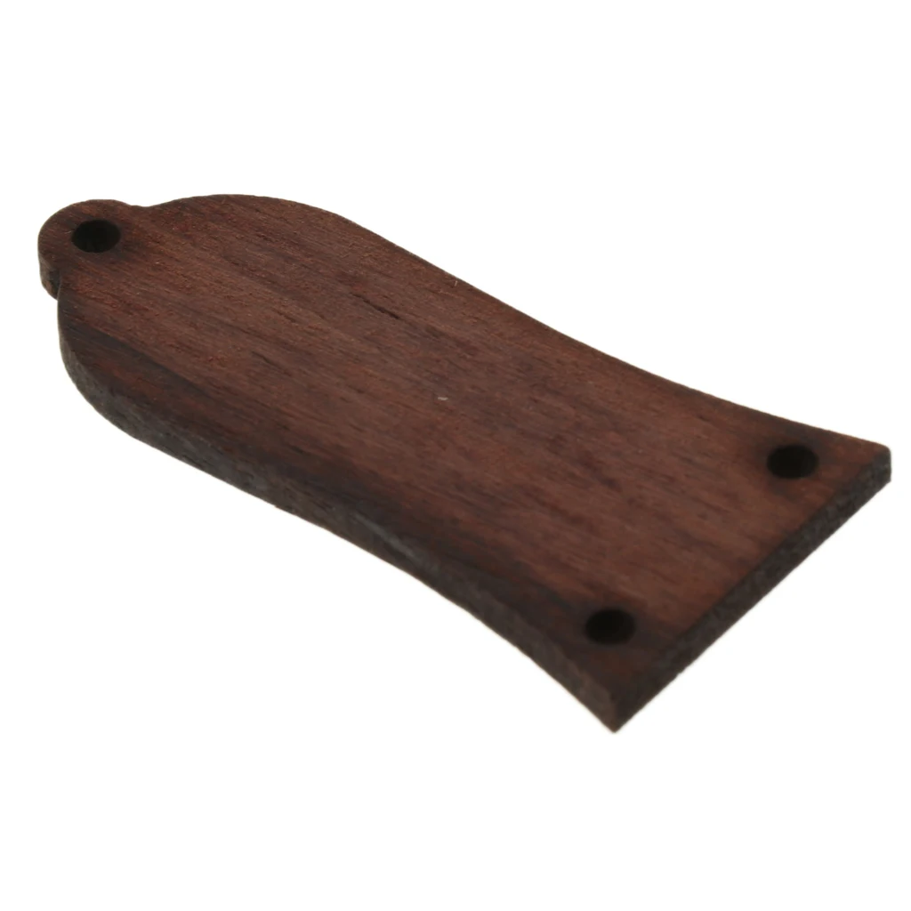Electric Guitar Truss Rod Cover 2/3 Holes DIY Part Rosewood/Mahogany Bell Shape Accessories | Спорт и развлечения