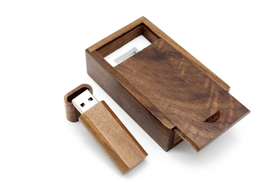 KING SARAS 5 colour Maple carbonized bamboo+box usb flash drive pendrive 4GB 8GB 16GB 32GB maple usb3.0 photography best gift