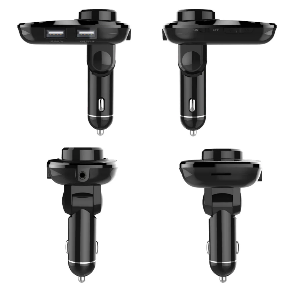 Fm передатчик Bluetooth автомобильный комплект fm модулятор Радио адаптер два USB