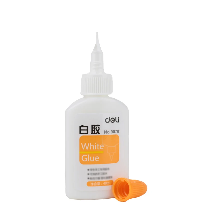 

Deli White Glue Cleanable Liquid Glue Strong Bond For Paper Wood Plastic Office School Supplies