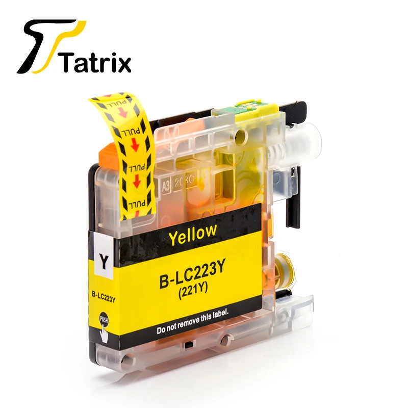 Чернильный картридж Tatrix LC221 LC223 для струйных принтеров совместимый с цветами Brother