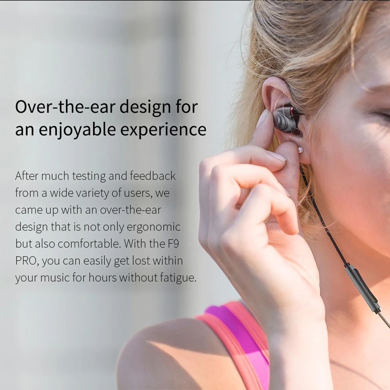 Наушники FiiO F9 Pro с тройным монитором 1 synamic и 2 сбалансированными арматурными
