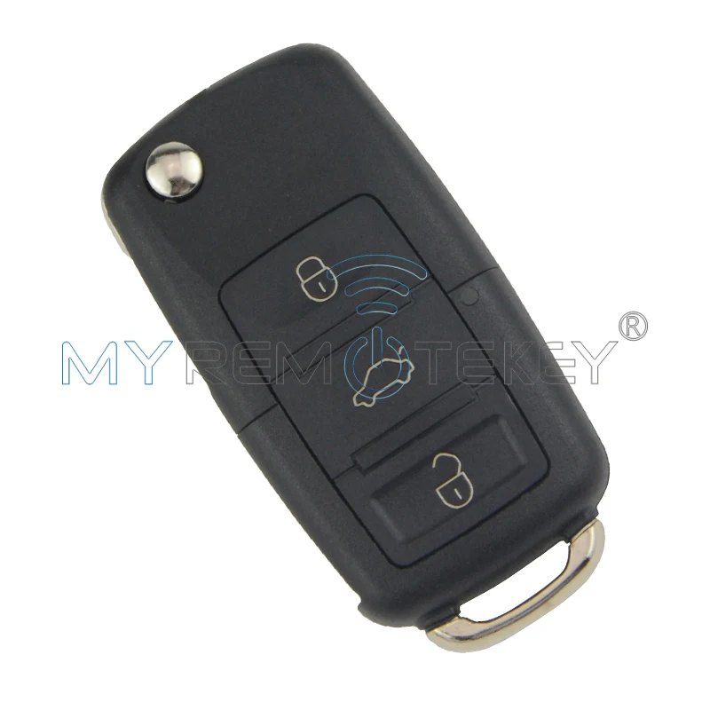 

Ключ дистанционного управления для VW Volkswagen Beetle Golf Jetta Passat 2000 - 2005 1J0959753DJ 3 кнопки 434 МГц ID48 remtekey