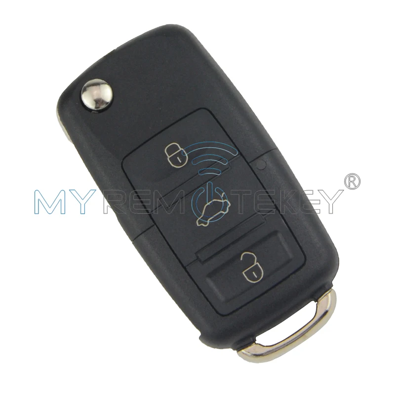 

Flip car remote key for VW Volkswagen Beetle Golf Jetta Passat 2000 - 2005 1J0959753DJ 3 button 434 mhz ID48 remtekey